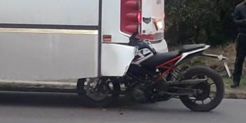 Corrientes: motociclista con lesiones leves tras fuerte choque