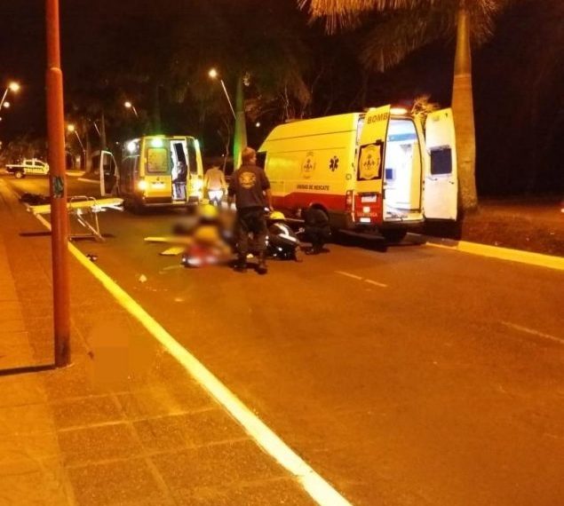 Iguazú: un muerto en despiste de una moto