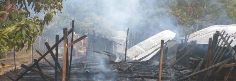 Dos de Mayo: un hombre murió calcinado al incendiarse su vivienda