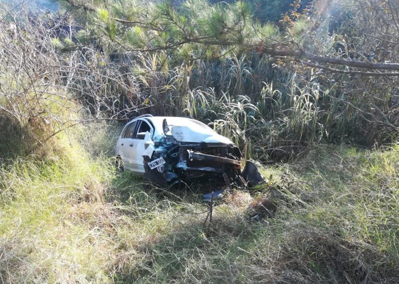 Lesionados en despiste sobre la ruta 11 dejó
