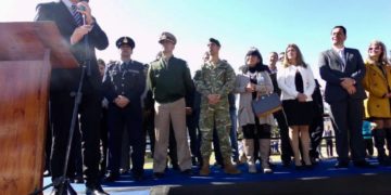 Carlos Arce encabezó el acto celebración de los 98 años de Bernardo de Irigoyen