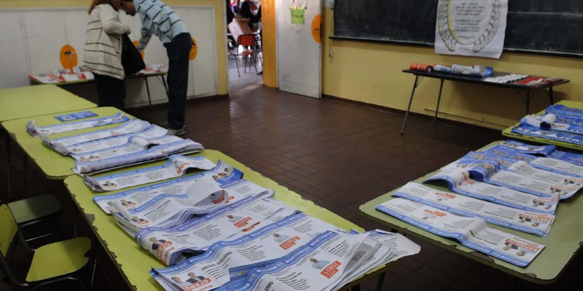 Habrá boletas separadas por categoría en el cuarto oscuro