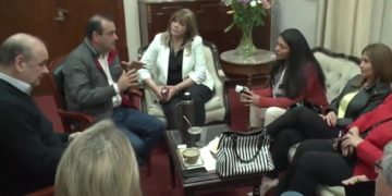 Con la mira en octubre, Herrera Ahuad se reunió con intendentas electas