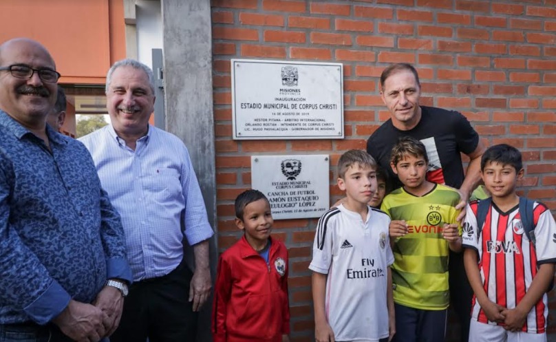 Inauguraron el nuevo estadio del Club Deportivo de Corpus