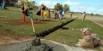 Instalaron juegos saludables en la plaza de la chacra 253