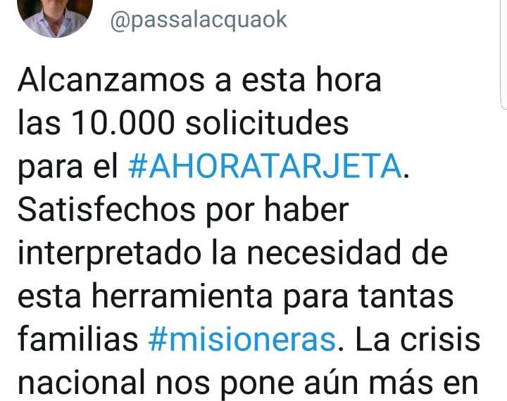Ahora Tarjeta ya superó las 10 mil solicitudes