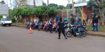 Operativo terminó con 78 motos secuestradas, 14 detenidos y licencias retenidas