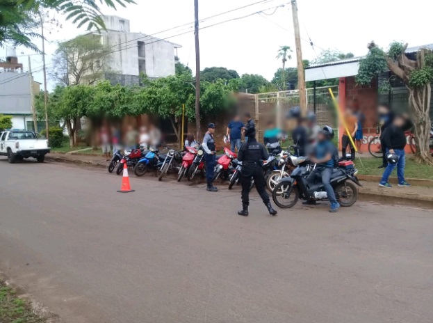 Operativo terminó con 78 motos secuestradas, 14 detenidos y licencias retenidas