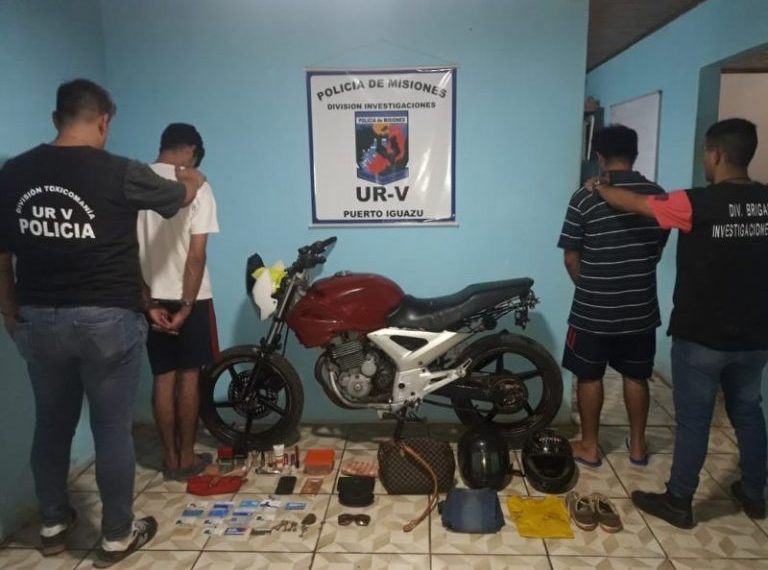 Atraparon a padre e hijo involucrados en al menos seis hechos de robo, modalidad “motochorros”
