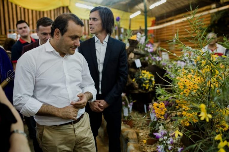 Herrera Ahuad abrió la Fiesta de la Flor y ratificó su pedido de acompañamiento con el voto a la Renovación