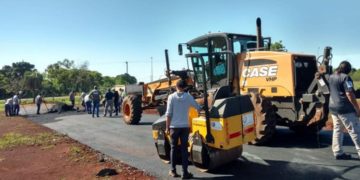 Comenzaron la construcción de la pista de manejo de la Escuela Municipal de Tránsito de Posadas