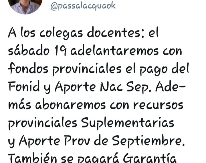 El sábado 19 pagarán Incentivo Docente