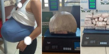 Mendoza: fingía un embarazo con un falso vientre pero cayó con 4 kilos de marihuana