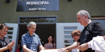 Oberá: Passalacqua inauguró un SUM en el barrio Cien Hectáreas