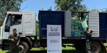 Detienen un camión con más de 8 toneladas de marihuana