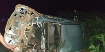 Tragedia en Alba Posse: automovilista falleció tras volcar sobre la ruta costera 2