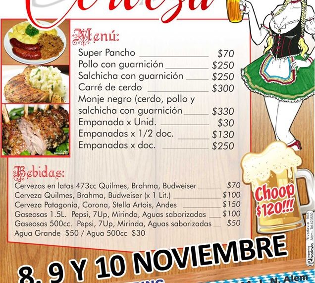 Ultiman detalles para una edición de la Fiesta Provincial de la Cerveza