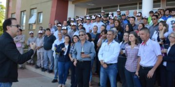 Emotivo saludo de despedida al Intendente Diego Sartori