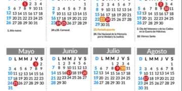2020 colmado de Feriados: 7 fines de semana largos y cuatro XL
