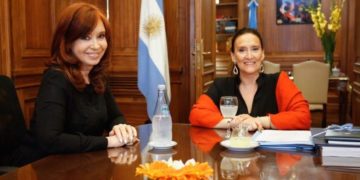 Gabriela Michetti y Cristina Fernández se reunieron para tratar la transición en el Senado