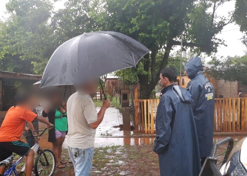 Unas 30 familias fueron afectadas por el temporal en la zona sur de la provincia