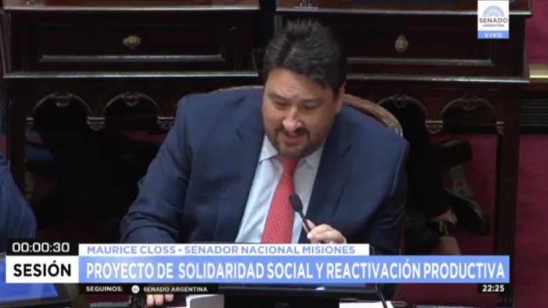Para Closs las leyes de Solidaridad Social y Reactivación productiva no afectarán las economías regionales