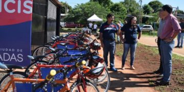 Inauguraron la nueva estación de eco bicis en la costanera oeste de Posadas