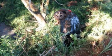 Un herido tras despiste y vuelco en Corpus
