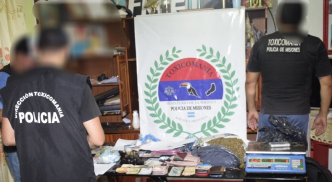 Desbarataron “kiosco” narco y detuvieron a diez personas en el barrio San Gerardo