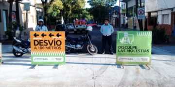 Desde el lunes la calle San Lorenzo estará cortada por arreglos viales