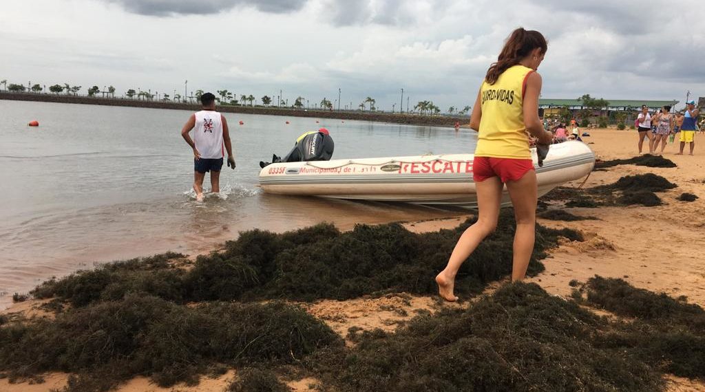 Prevención:  realizan limpieza y mantenimiento en el balneario El Brete