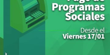 Mañana comienza el pago de los programas sociales de la Oficina de Empleo