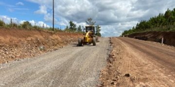 Acceso pavimentado a Profundidad: avanzan obras del tramo definitivo