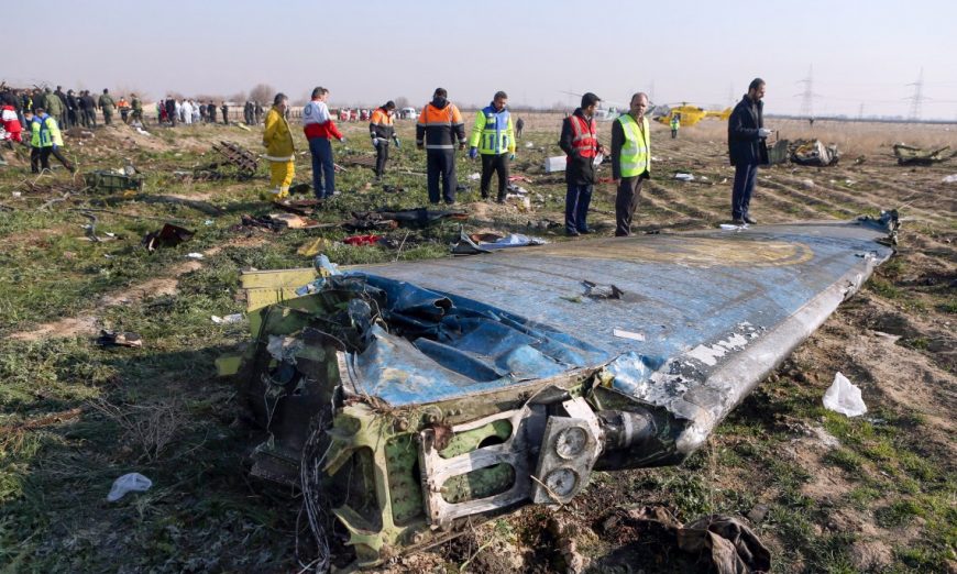 Estados Unidos cree que Irán derribó con un misil al avión ucraniano