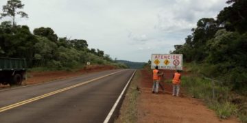 Señalizan la ruta N° 27 que lleva al cruce de Comandante Rosales