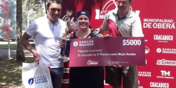 Oberá: Camila es la ganadora del campeonato del Mejor Asador