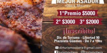 Todo listo en Oberá para el 4to campeonato del Mejor Asador