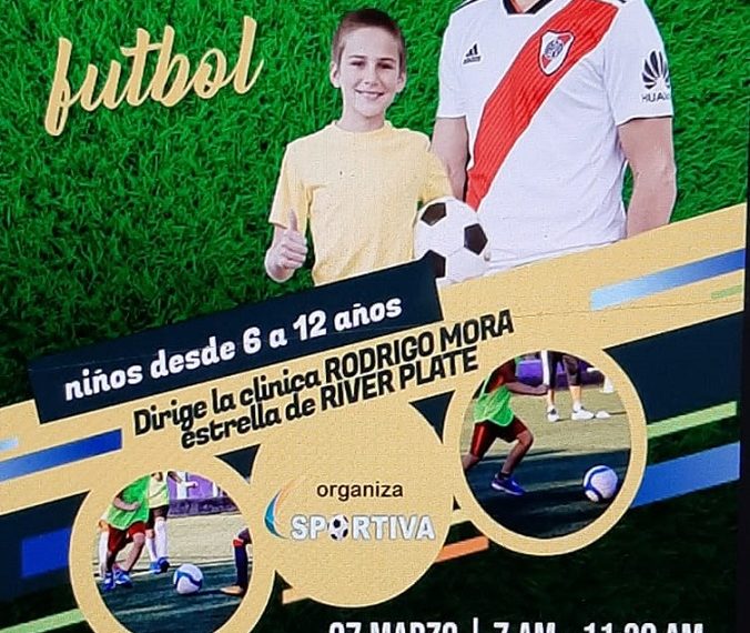 Rodrigo Mora dirigirá una clínica de fútbol en Capioví
