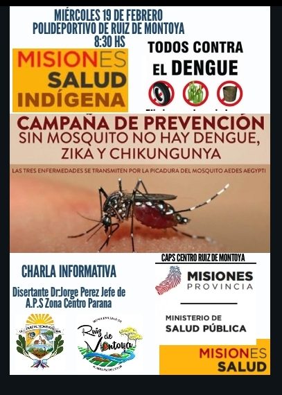 Dengue:  continúan las charlas sobre  eliminación de  criaderos  mosquito Aedes aegypti para prevenir  las  enfermedades  vectoriales