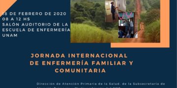 El 18 de febrero se realizará la Jornada Internacional de Enfermería Familiar y Comunitaria