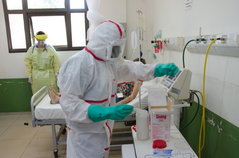 Exitoso simulacro para la detección de caso de coronavirus en el Aeropuerto de Puerto Iguazú