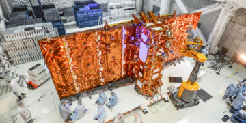 Nuevo satélite argentino parte a EEUU para ser lanzado por SpaceX