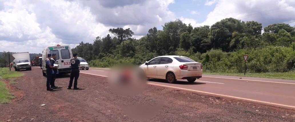 Eldorado: una mujer murió atropellada sobre la Ruta 12