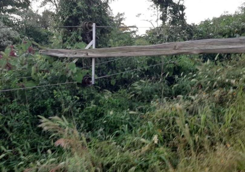 Fuerte temporal causó daños materiales en San Pedro