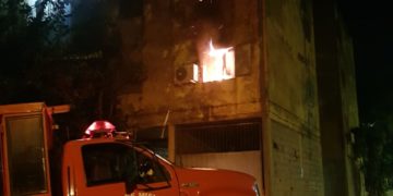 Solo daños materiales dejó un incendio en Villa Cabello