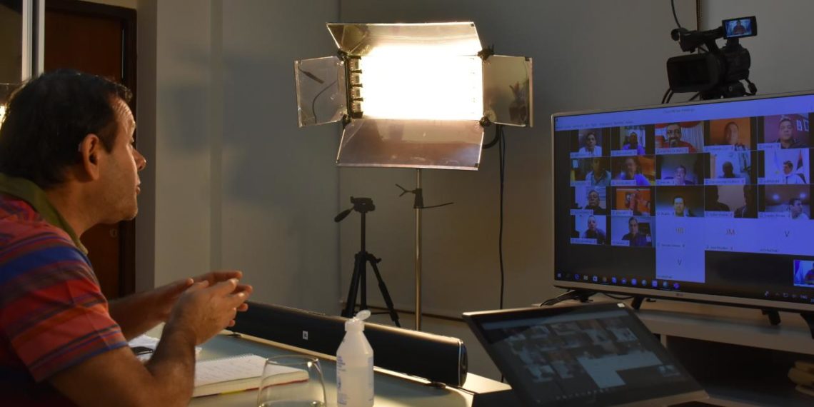 En videoconferencia con el Consejo de Pastores, Herrera Ahuad analizó el nuevo escenario social que plantea la pandemia