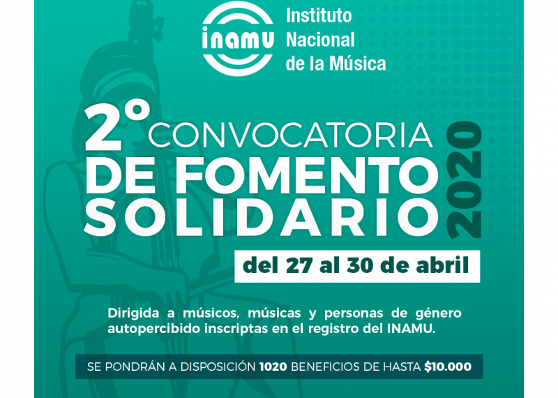 Ya está abierta la nueva convocatoria de Fomento Solidario para artistas musicales