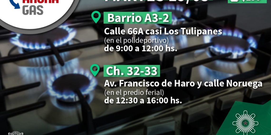 El programa Ahora Gas continúa recorriendo barrios de Posadas