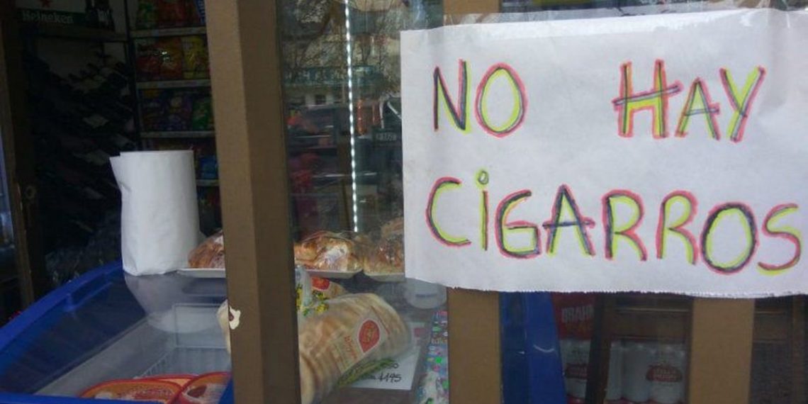 Alertan que en esta semana “se terminan todos los cigarrillos”