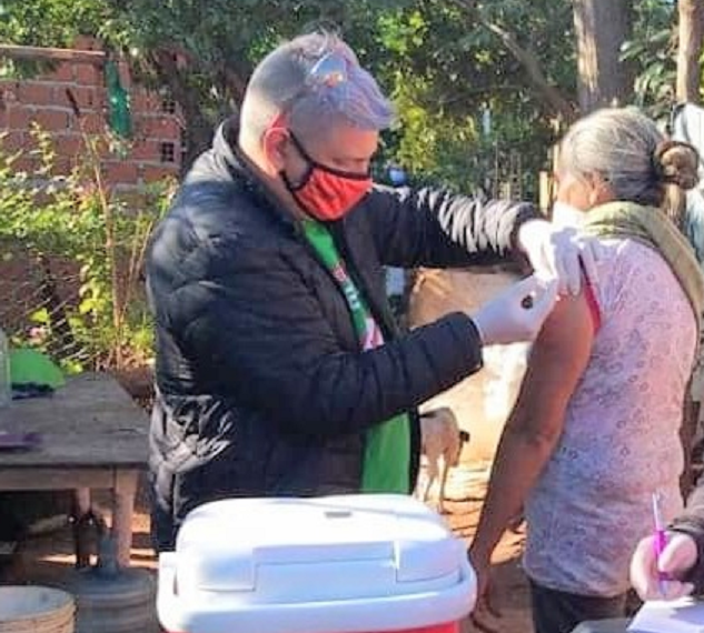 Posadas: realizan vacunación antigripal domiciliaria para mayores de 60 años